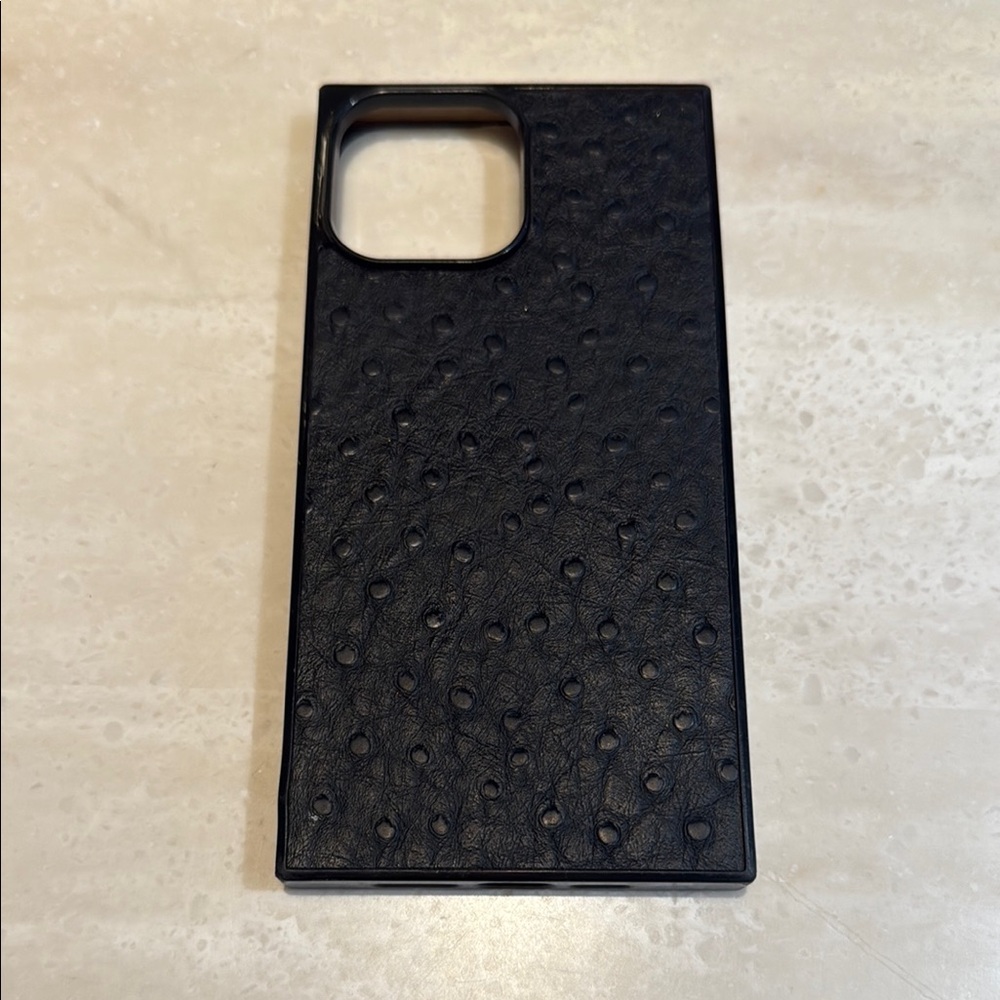 Black Textured Phone Case